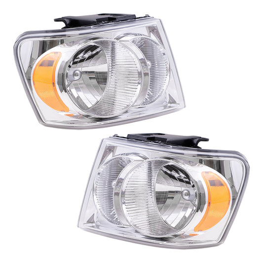 Headlight for 2007-2009 Durango 55078017AI Set CH2518121