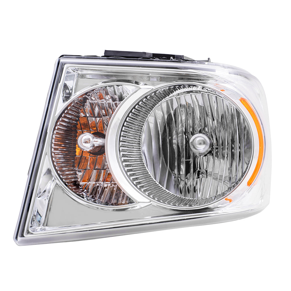 Brock Replacement Driver Headlight Compatible with 2007-2009 Durango 55078017AI
