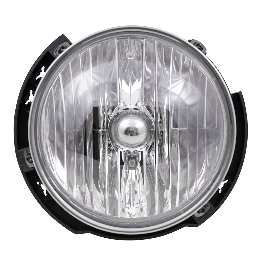 Brock Replacement Passenger Halogen Headlight Compatible with 55078148AC