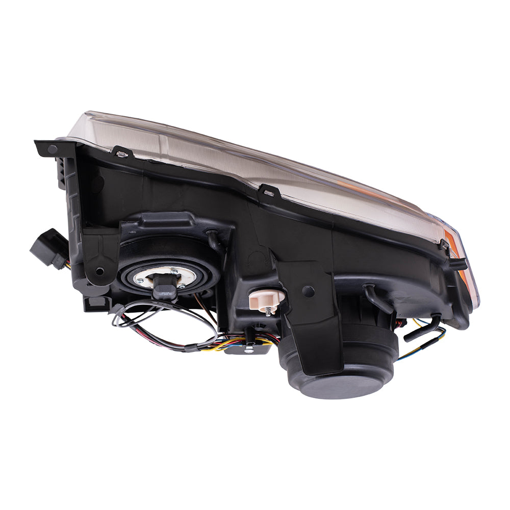 Brock Replacement Passenger HID Headlight Compatible with 2008-2010 Grand Cherokee 55157484AH