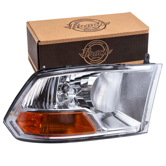 Headlight for 2011-2012 1500 w/o Quad HeadLights 2011-2012 2500 2011-2012 3500 2009-2010 Ram 1500 2010-2010 Ram 2500 2010-2010 Ram 3500 55277410AG Right