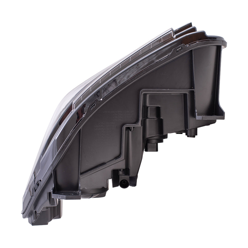 Brock Replacement Driver Halogen Headlight Compatible with 2015 Charger
