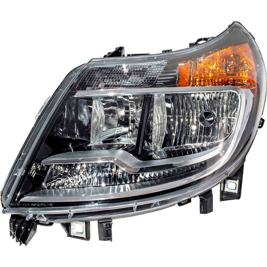 Brock Driver Side Left CAPA Certified Halogen Combination Headlight Assembly Without Daytime Running Lights Compatible with 2014-2022 RAM ProMaster 2221-0094L-CAPA