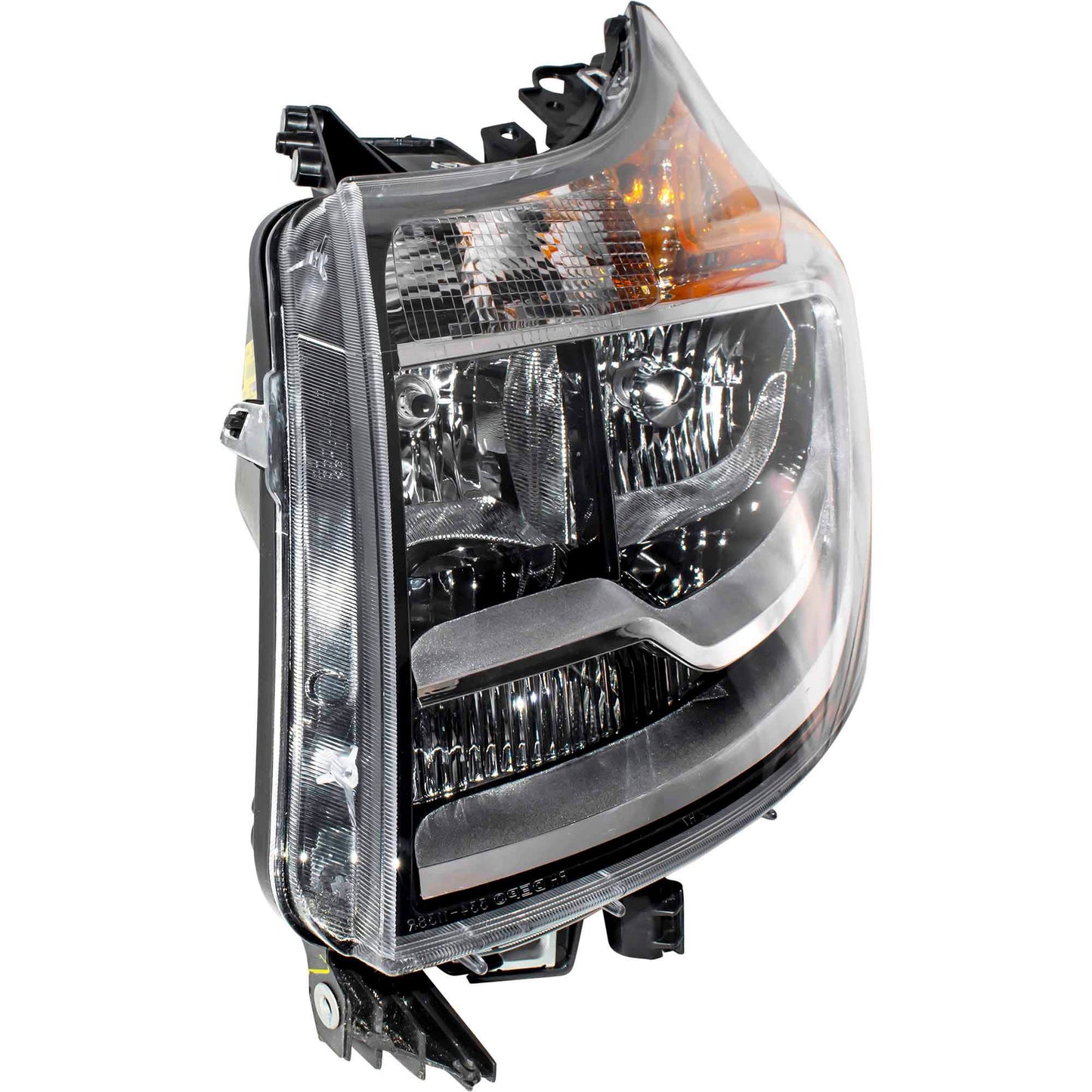 Brock Driver Side Left CAPA Certified Halogen Combination Headlight Assembly Without Daytime Running Lights Compatible with 2014-2022 RAM ProMaster 2221-0094L-CAPA
