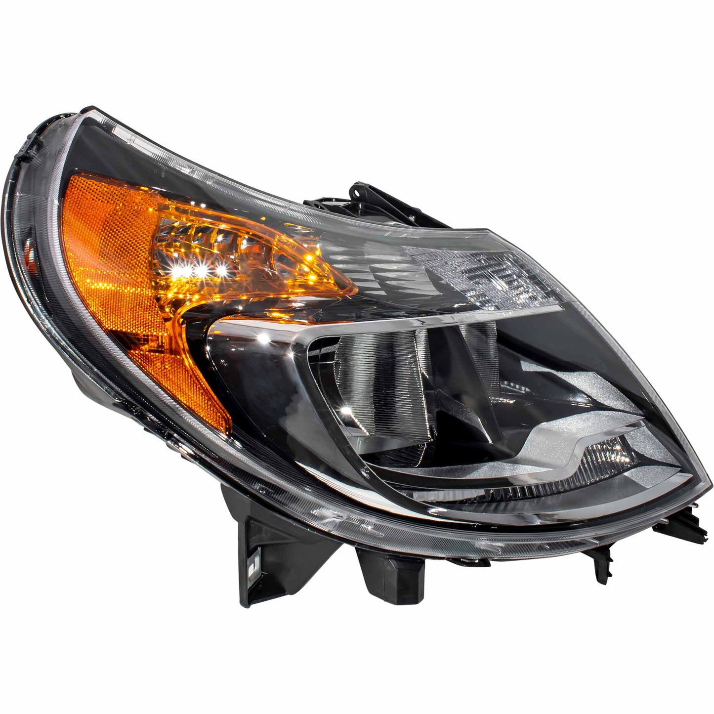 Brock Passenger Side Right CAPA Certified Halogen Combination Headlight Assembly Without Daytime Running Lights Compatible with 2014-2022 RAM ProMaster 2221-0094R-CAPA