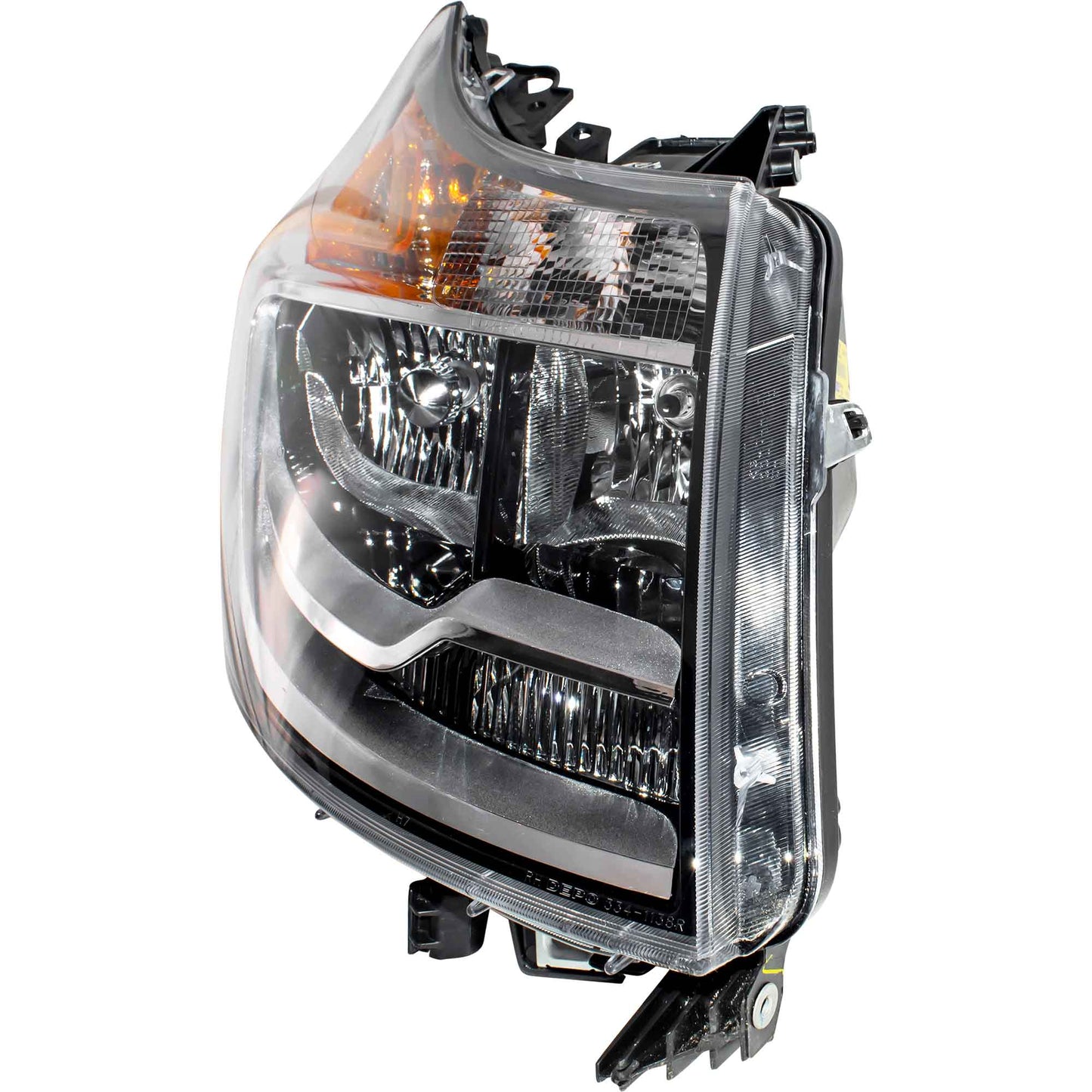 Brock Passenger Side Right CAPA Certified Halogen Combination Headlight Assembly Without Daytime Running Lights Compatible with 2014-2022 RAM ProMaster 2221-0094R-CAPA