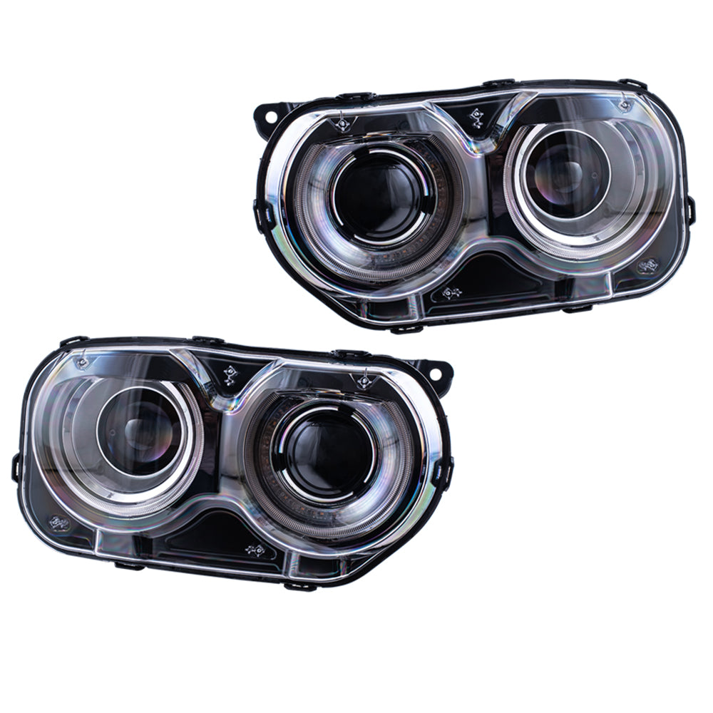 Headlight for 2015-2023 Challenger w/o Air Ducts 68174065AG Set