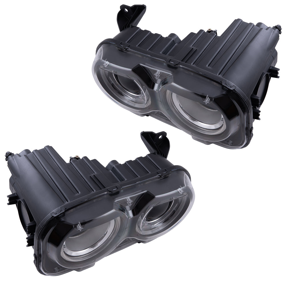 Headlight for 2015-2023 Challenger w/o Air Ducts 68174065AG Set