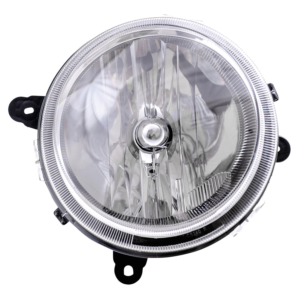 Brock Replacement Passenger Halogen Headlight Compatible with 5303842AE