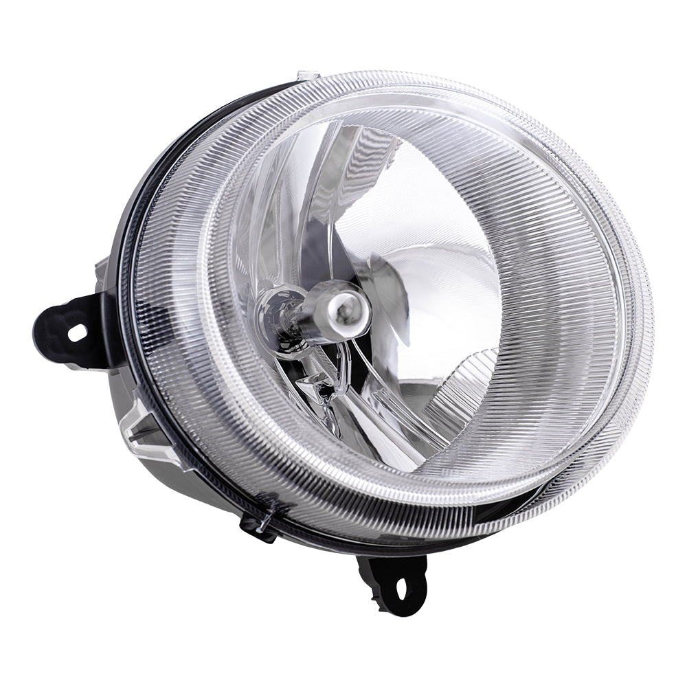 Brock Replacement Passenger Halogen Headlight Compatible with 5303842AE