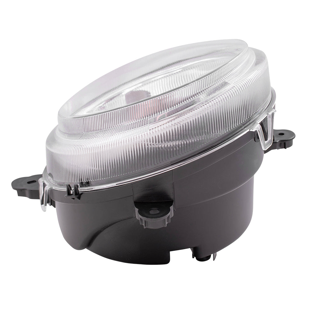 Brock Replacement Passenger Halogen Headlight Compatible with 5303842AE