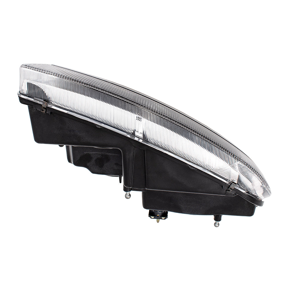 Headlight for 1999-2004 Grand Cherokee Smoked Bezel-Clear Park Light From 1/02 55155129AJ Left CH2502138