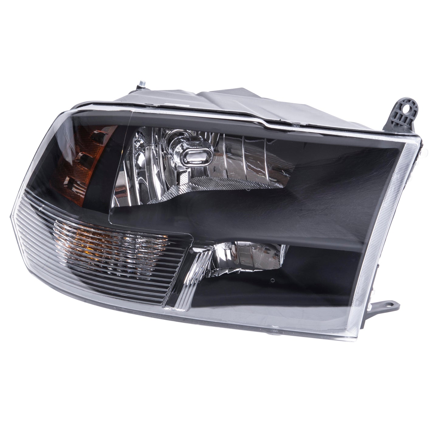 Headlight for 2013-2018 1500 Standard Type w/ Black Bezel 2013-2018 2500 2013-2018 3500 2019-2023 1500 Classic 68270496AE Right