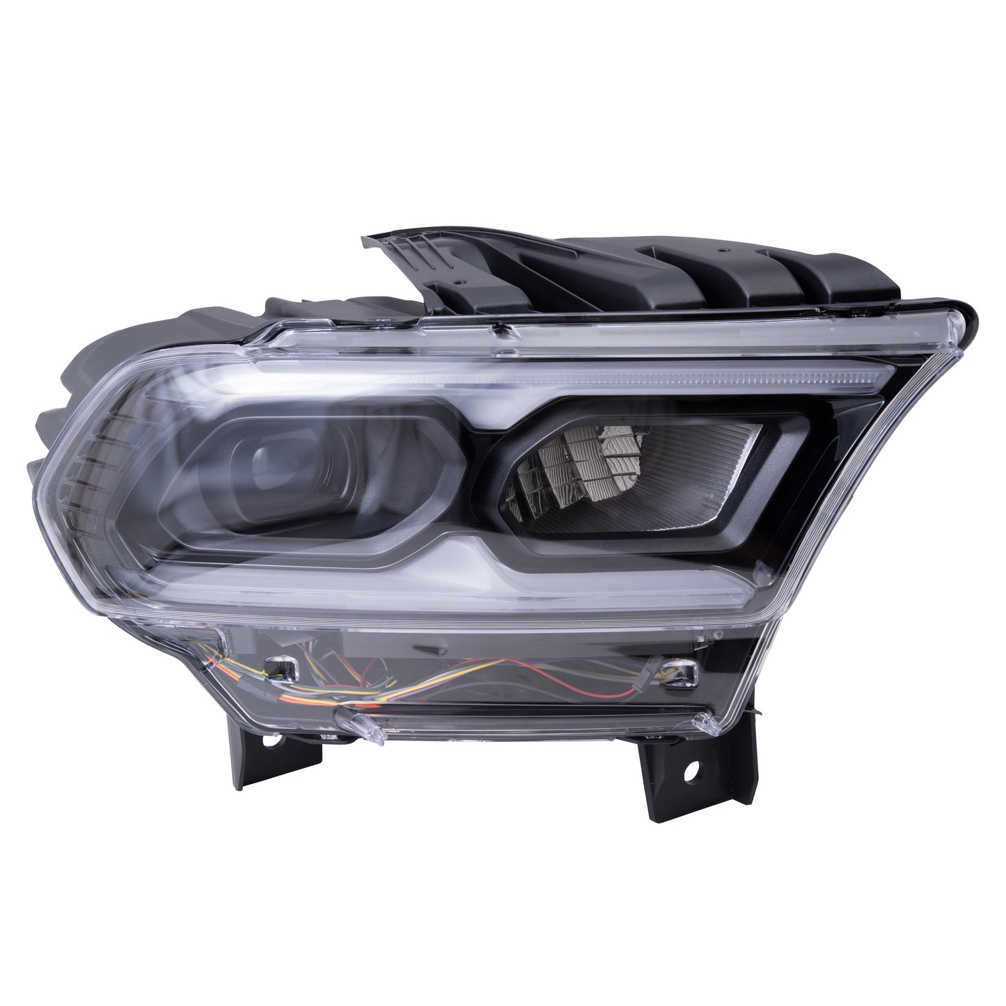 Headlight for 2021-2023 Durango LED w/ LED Signal Automatic High Beam Blk Trim 68433783AE Set