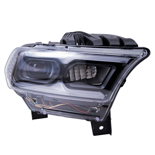 Headlight for 2021-2023 Durango LED w/ LED Signal Automatic High Beam Blk Trim 68433782AE Right