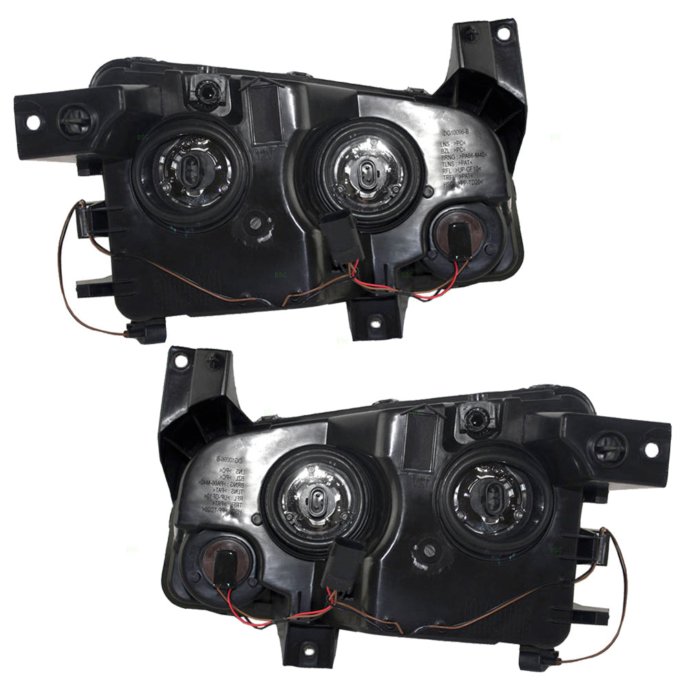 Headlight for 2006-2010 Charger Built To 11/08/06 4806165AF Set