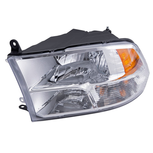 Headlight for 2013-2018 1500 Standard Type w/ Chrome Bezel 2013-2018 2500 2013-2018 3500 2019-2023 1500 Classic 68096439AJ Left
