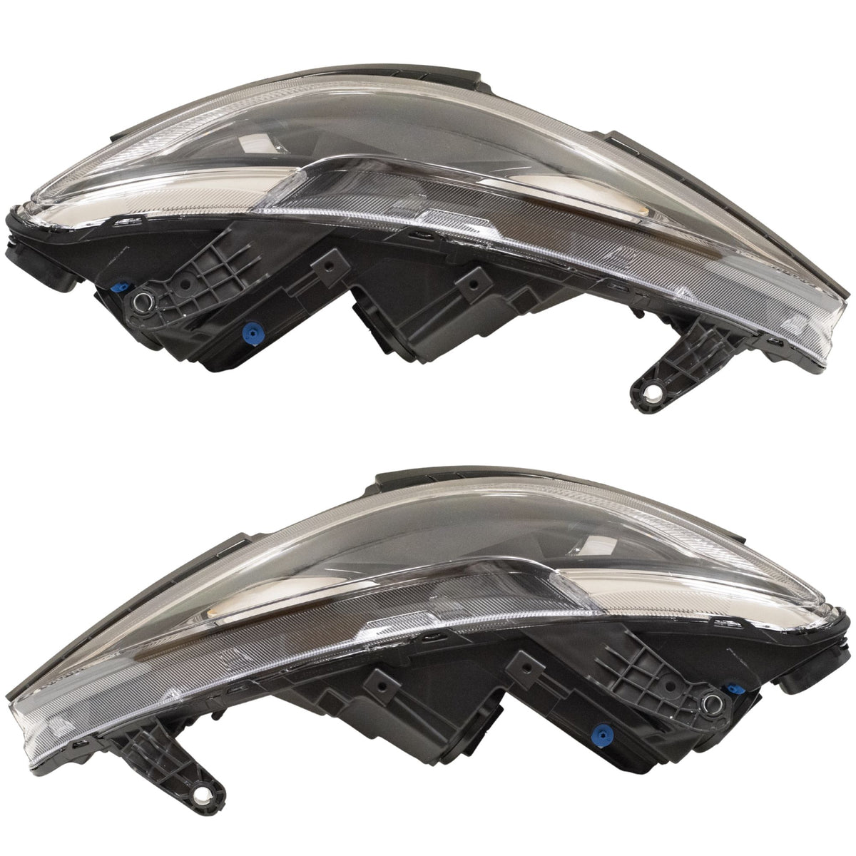 Headlight for 2017-2020 Pacifica Quad w/ Chrome Bezel w/o DRL for 2020 Voyager 68228947AI Set CH2518153