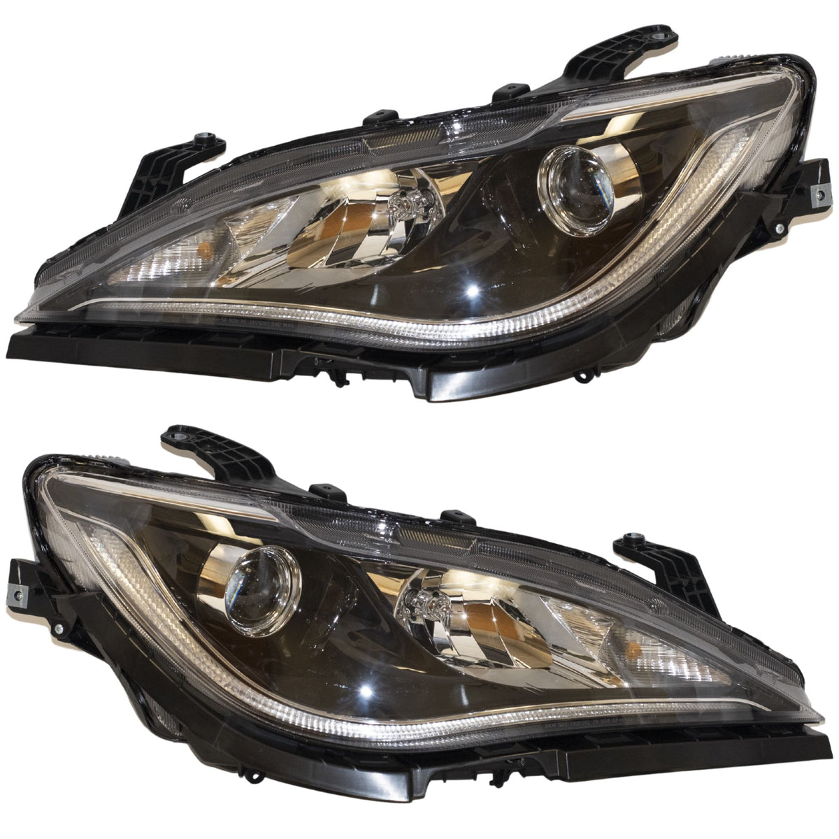 HID Headlight for 2017-2020 Pacifica Quad w/ Chrome Bezel-DRL-HID Kit 68228949AH Set CH2518152
