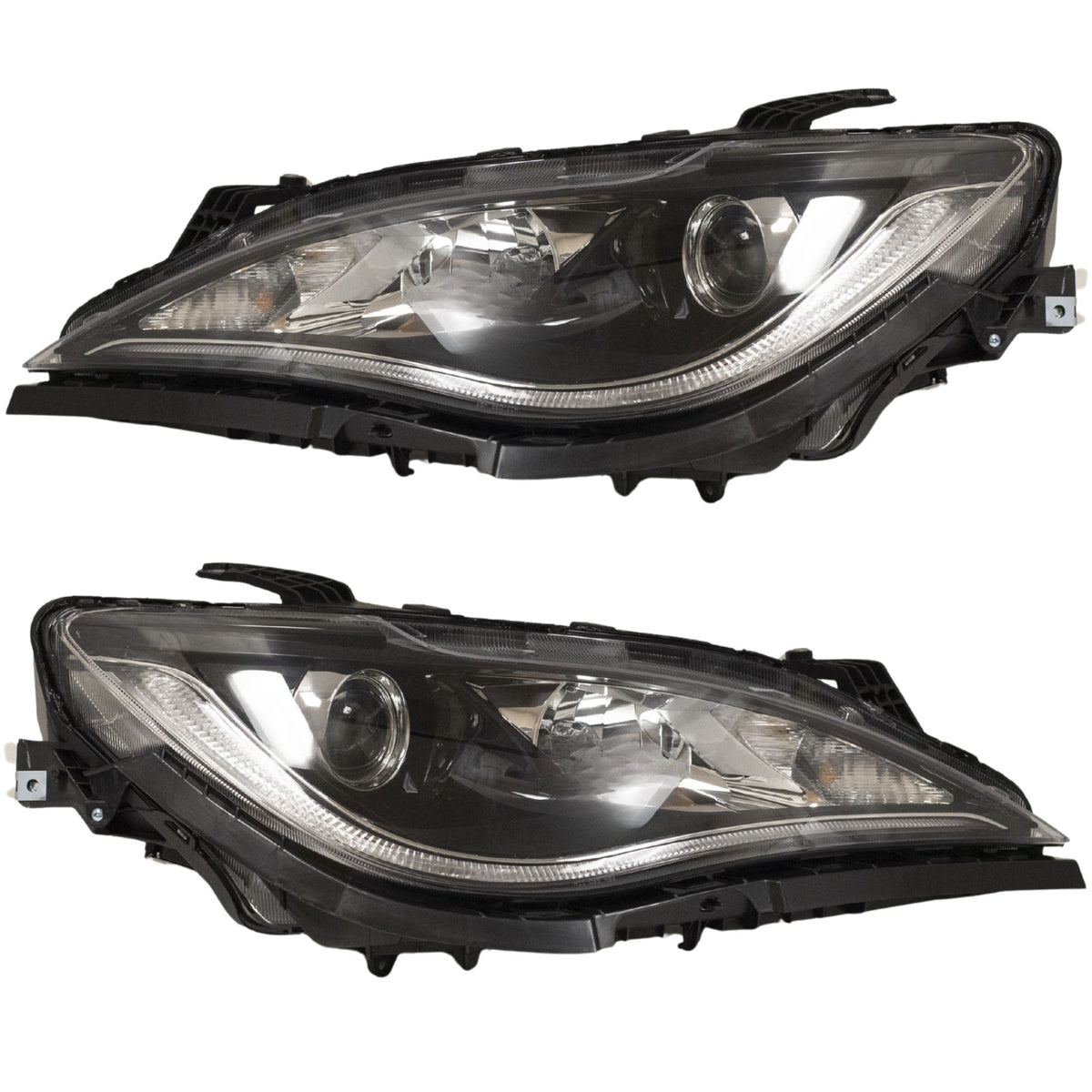 HID Headlight for 2017-2020 Pacifica Quad w/ Black Bezel-DRL-HID Kit 68370847AD Set CH2502319