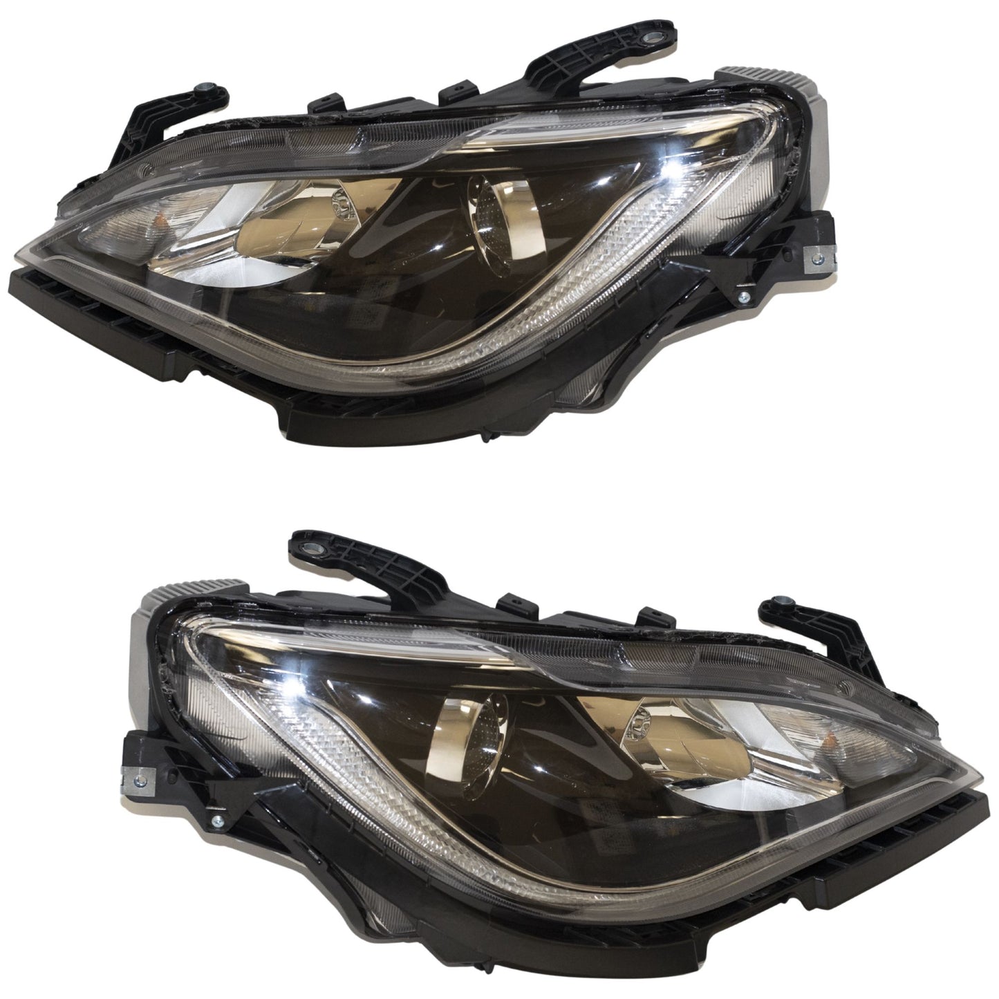 Headlight for 2017-2020 Pacifica Hybrid Quad w/ Chrome Bezel-DRL 68342193AE Set CH2502318