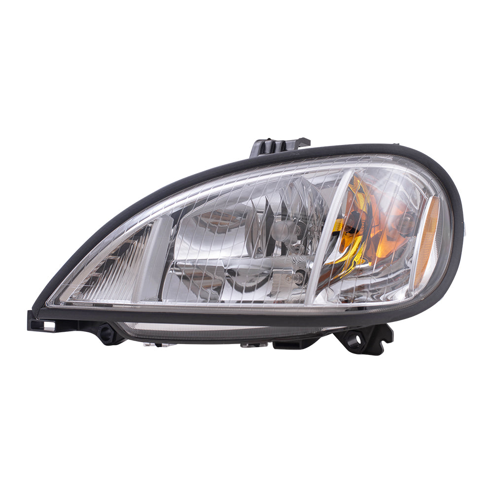 Brock Replacement Driver Halogen Headlight Lens Compatible with 2004-2017 Columbia A06-75737-004