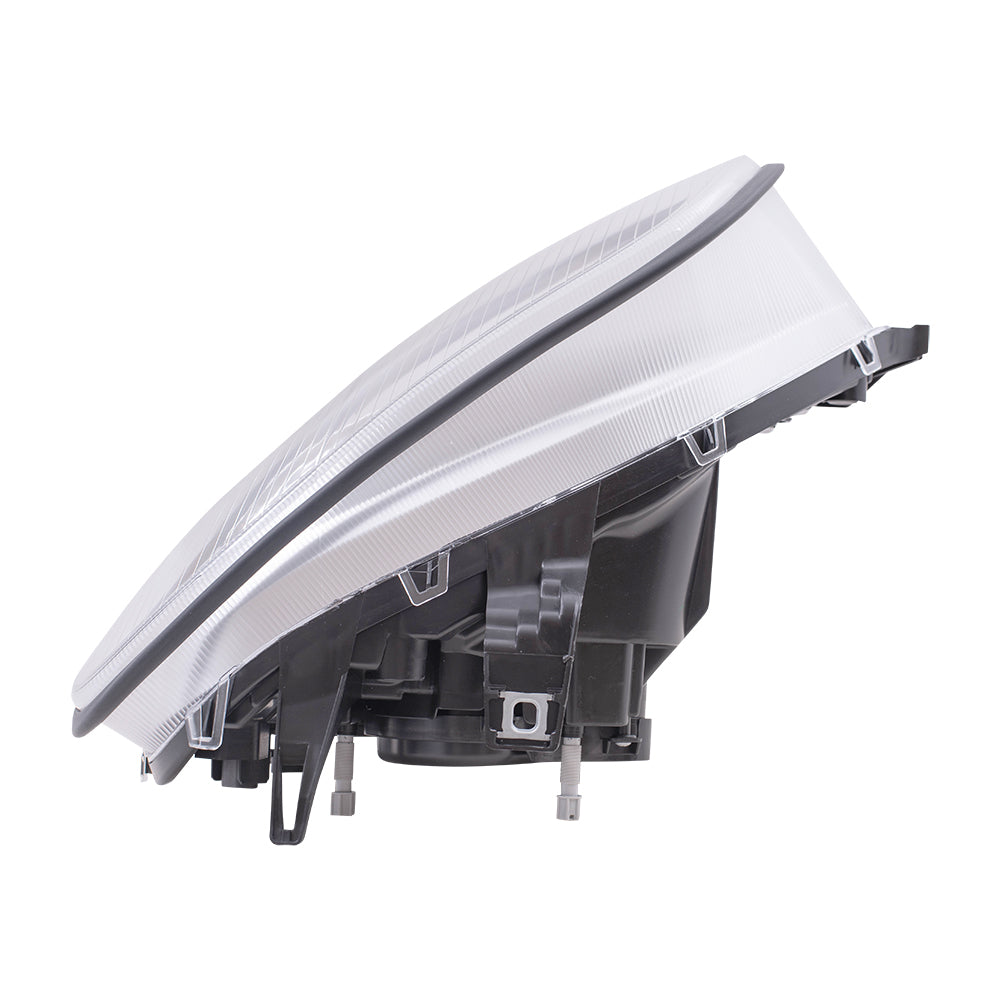 Brock Replacement Driver Halogen Headlight Lens Compatible with 2002-2019 M2 and 2004-2009 SAF-T-LINER C2 A06-75732-004