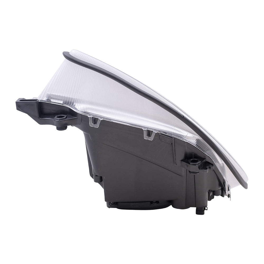 Brock Replacement Driver Halogen Headlight Lens Compatible with 2002-2019 M2 and 2004-2009 SAF-T-LINER C2 A06-75732-004