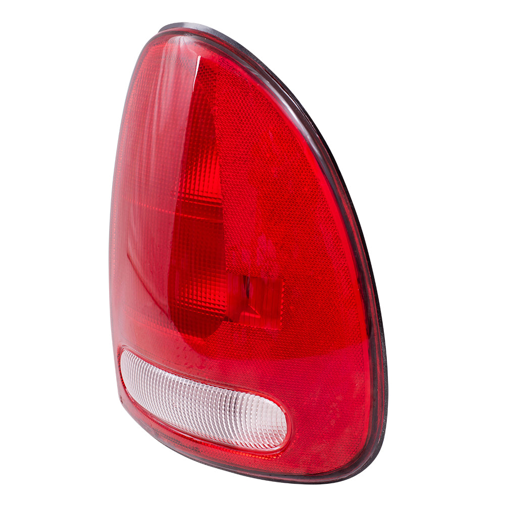 Brock Replacement Passenger Taillight with Circuit Board Compatible with 1996-2000 Caravan Voyager Town & Country 4576244