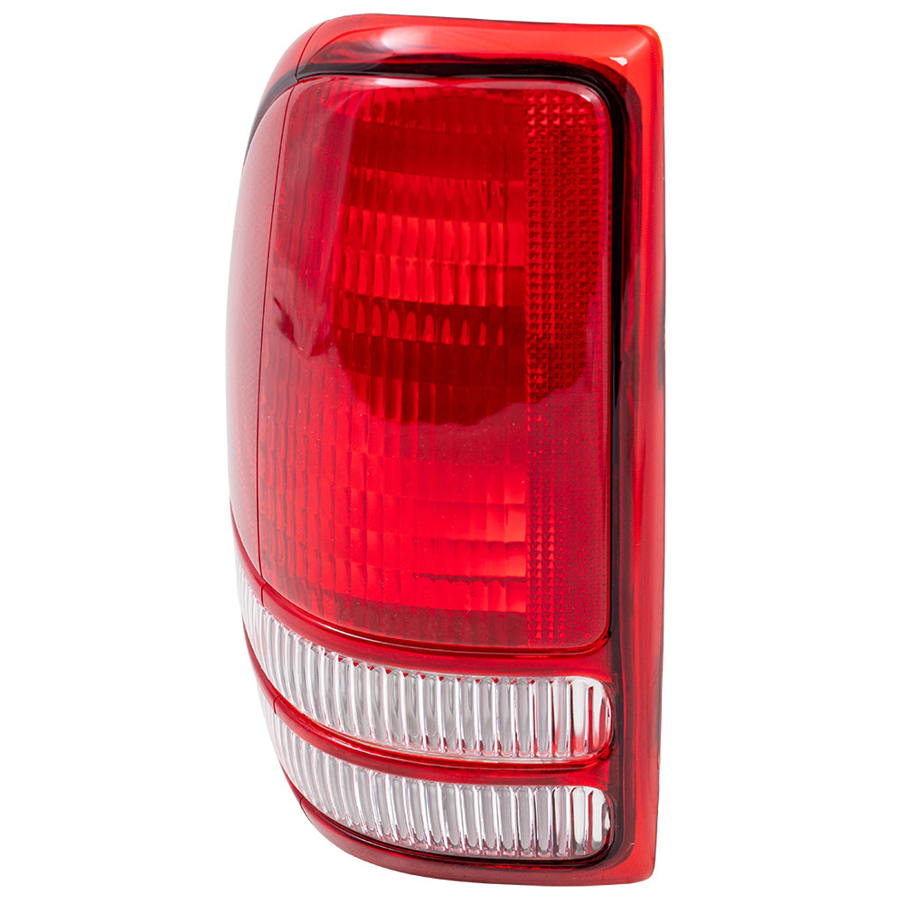Brock Replacement Driver Taillight Compatible with 1997-2004 Dakota Pickup Truck 55055113