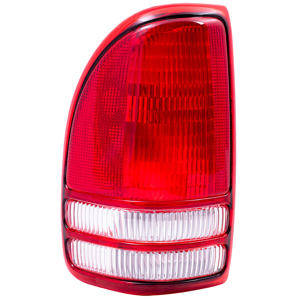 Brock Replacement Driver Taillight Compatible with 1997-2004 Dakota Pickup Truck 55055113
