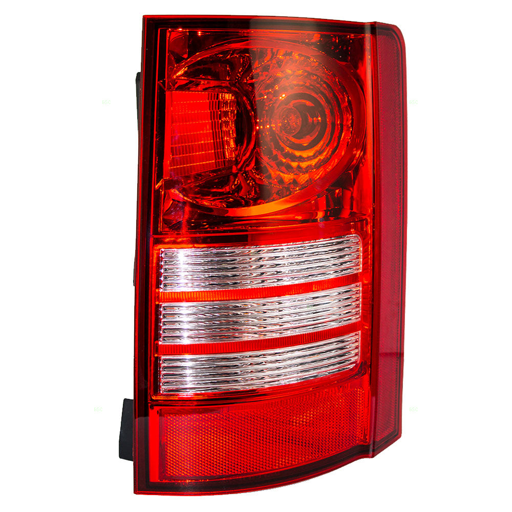 Brock Aftermarket Replacement Passenger Right Combination Tail Light Assembly Compatible With 2008-2010 Chrysler Town & Country