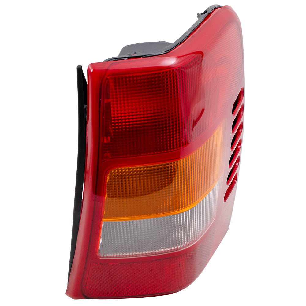 Brock Aftermarket Replacement Driver Left Passenger Right Tail Light Unit Set with Circuit Board without Builb Sockets Compatible with 1999-2002 Jeep Grand Cherokee Built to 11/01
