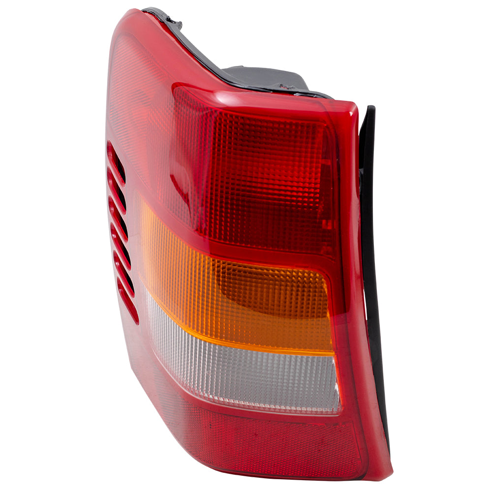 Brock Aftermarket Replacement Driver Left Tail Light Unit with Circuit Board without Builbs-Sockets Compatible with 1999-2002 Jeep Grand Cherokee Built to 11/01