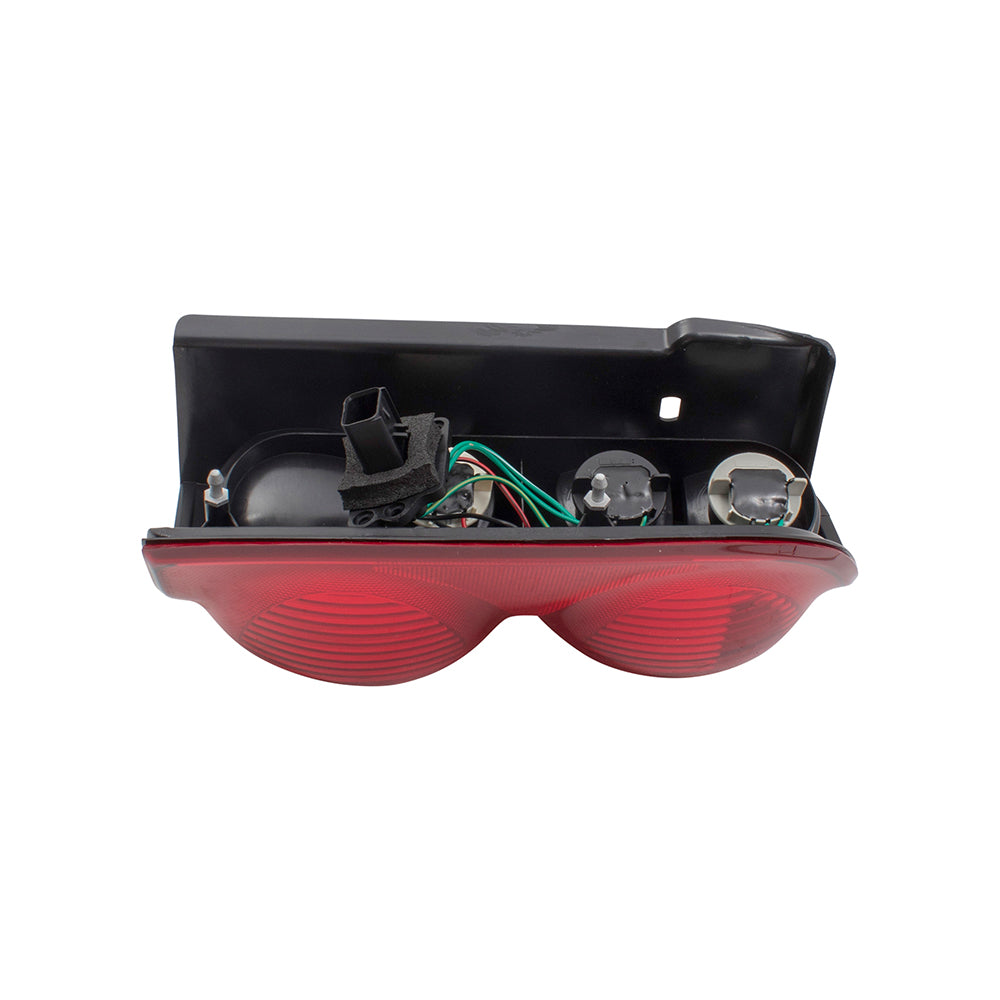 Brock Replacement Driver Tail Light with Harness and Bulb Sockets Compatible with 2002-2004 Liberty 55155829AH