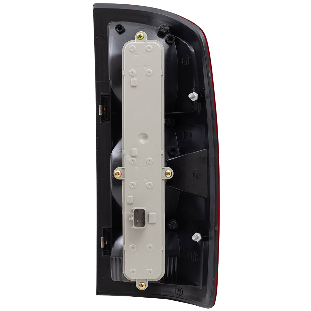 Brock Replacement Driver Tail Light with Circuit Board Compatible with 2002-2006 Pickup Truck 55077347AF