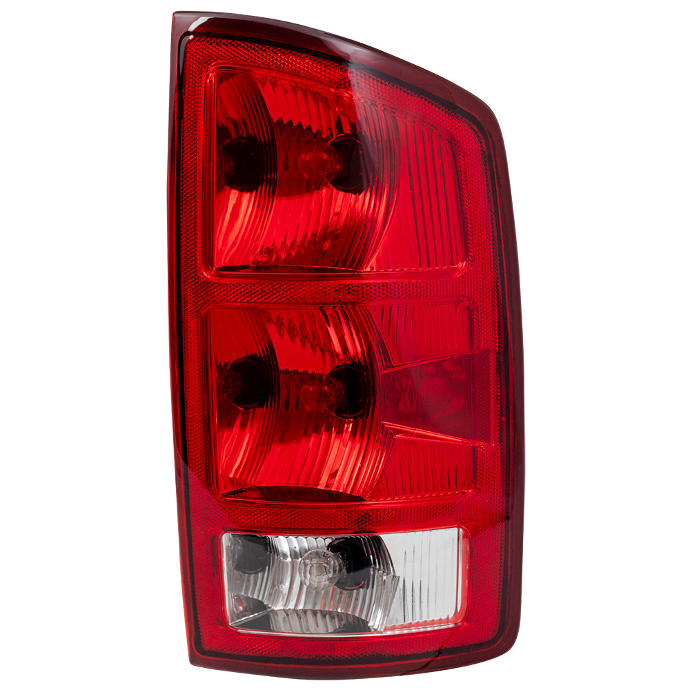 Brock Replacement Passenger Tail Light with Circuit Board Compatible with 2002-2006 Pickup Truck 55077348AF