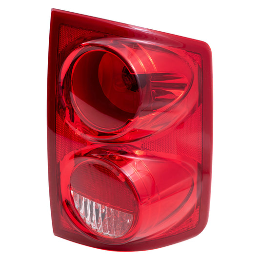 Brock Replacement Passenger Tail Light Compatible with 2005-2011 Dakota Pickup Truck 55077604AC