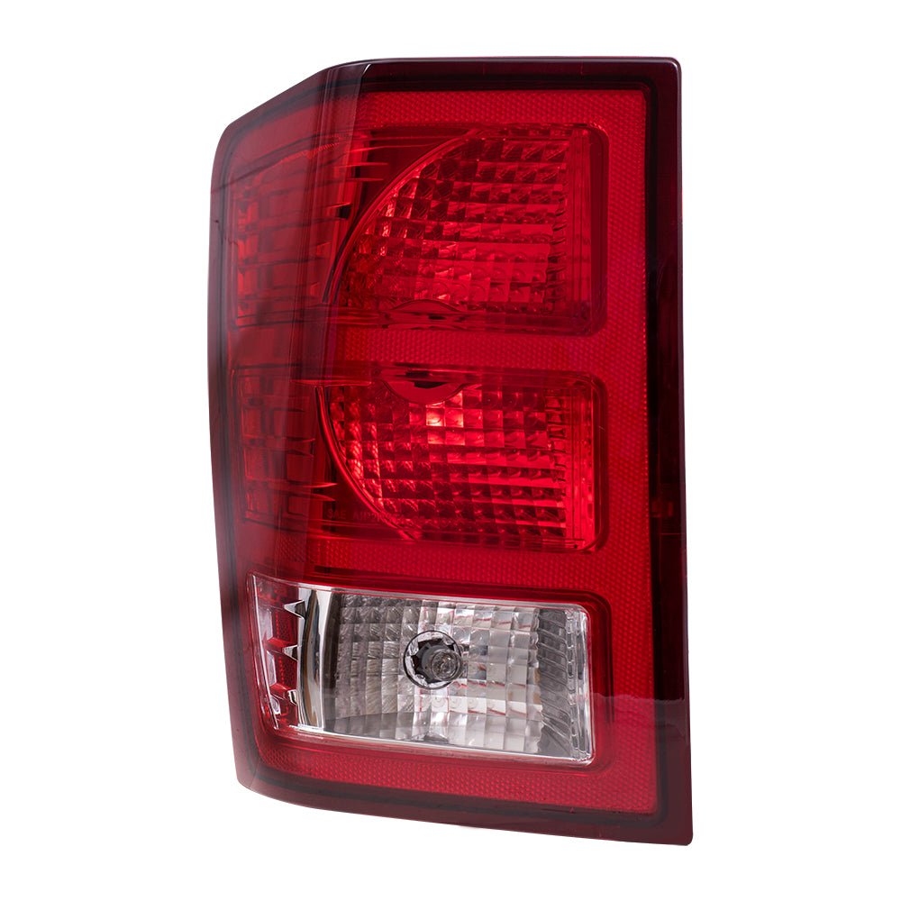 Brock Replacement Driver Tail Light Compatible with 2007-2010 Grand Cherokee 55079013AC
