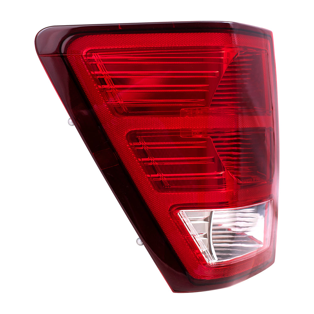 Brock Replacement Driver Tail Light Compatible with 2007-2010 Grand Cherokee 55079013AC