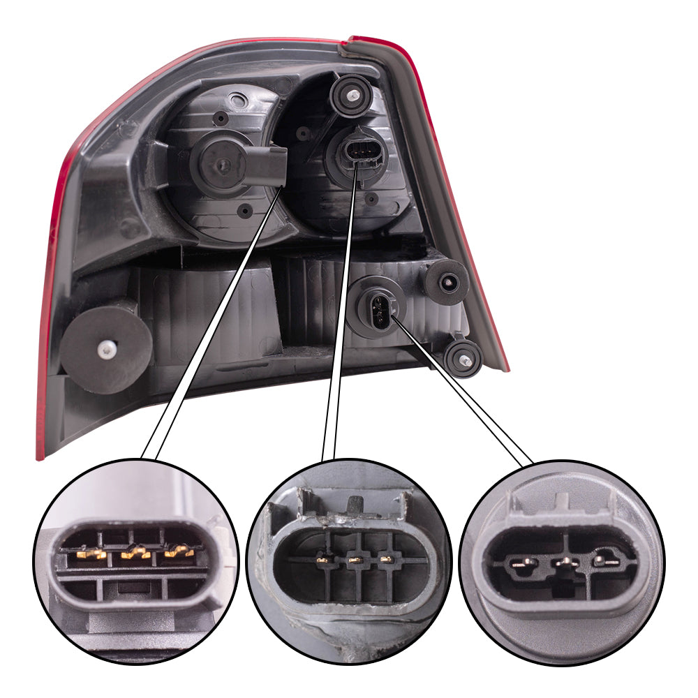 Tail Light for 2008-2010 Avenger 5303990AG Right CH2801182