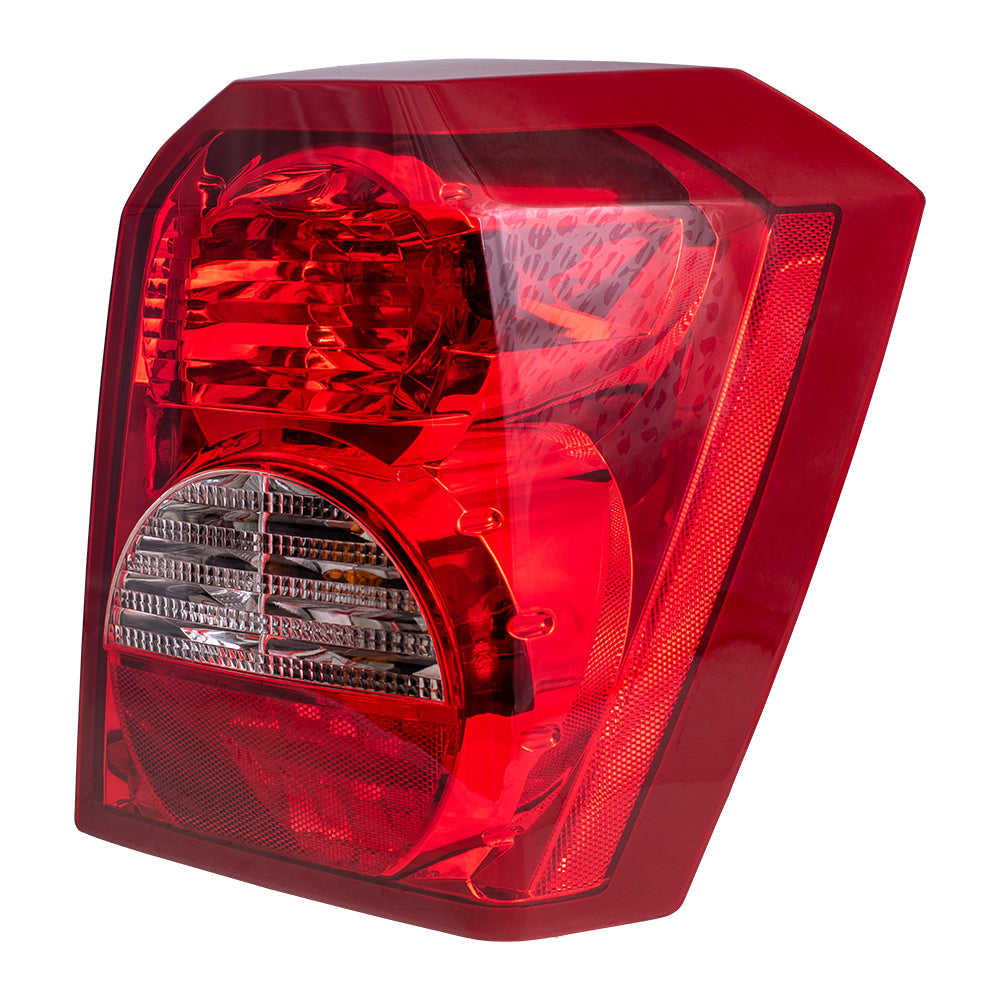 Brock Replacement Passenger Tail Light Quarter Panel Mounted Lens Compatible with 2007 Caliber 5303752AD