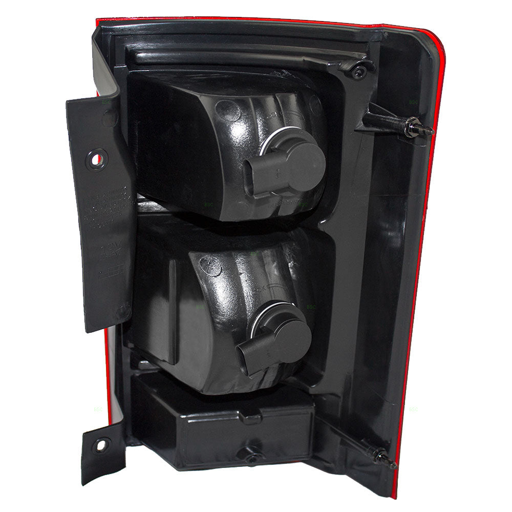 Brock Aftermarket Replacement Driver Left Combination Tail Light Assembly Compatible With 2008-2010 Dodge Grand Caravan