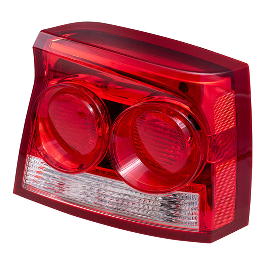 Brock Replacement Passenger Tail Light Compatible with 2009-2010 Charger 4806448AD
