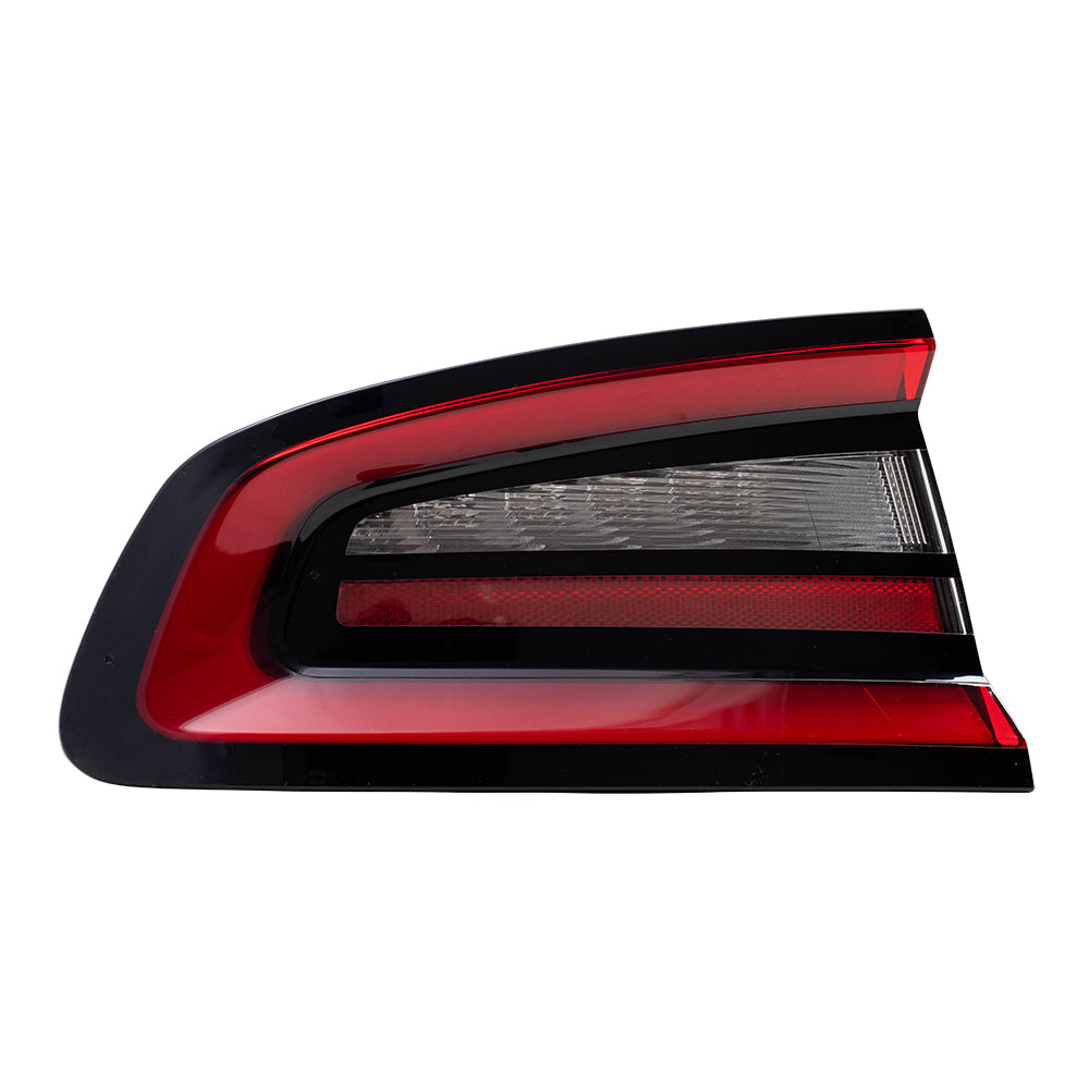 Brock Replacement Driver Quarter Panel Mounted Tail Light Compatible with 2015-2019 Charger