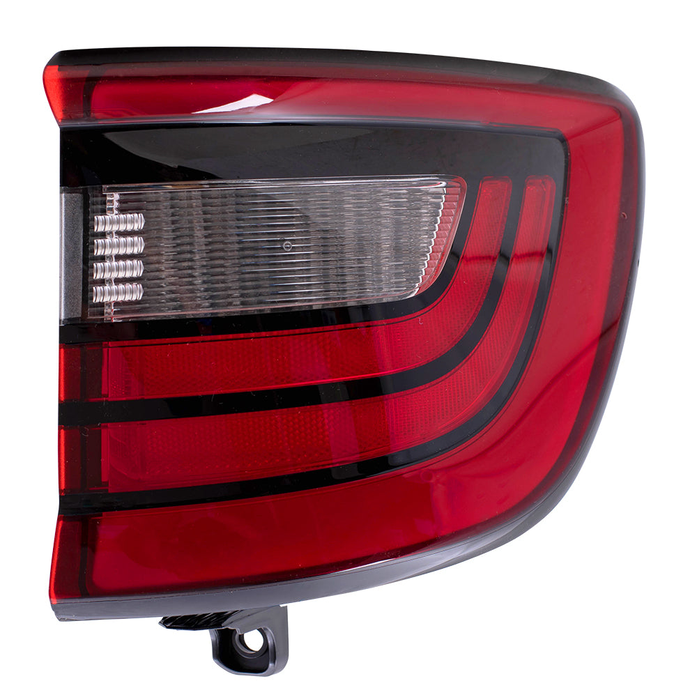 Brock Replacement Set Driver and Passenger Tail Lights Quarter Panel Mounted Compatible with 2014-2020 Durango