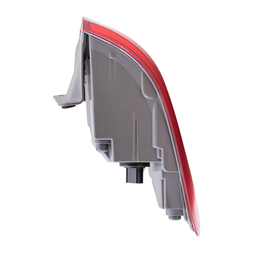 Brock Replacement Driver Side Tail Light Assembly with Platinum Insert Body Mounted Panel Compatible with 2014-2020 Grand Cherokee