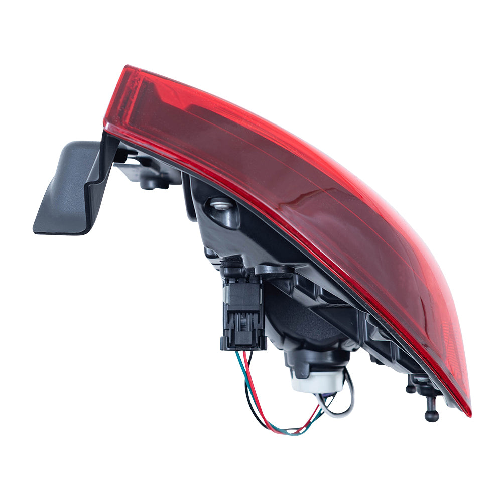 Brock Aftermarket Replacement Driver Left Combination Tail Light Assembly Compatible With 2014-2017 Jeep Compass