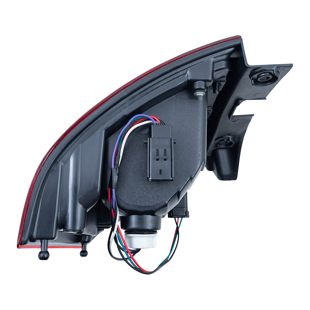 Brock Aftermarket Replacement Driver Left Combination Tail Light Assembly Compatible With 2014-2017 Jeep Compass