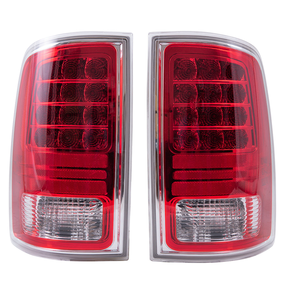 Brock 2222-0092S Replacement LED Tail Light Assembly Set Simple Design